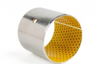 Металлофторопластовый подшипник скольжения DX (SF2Y150100)