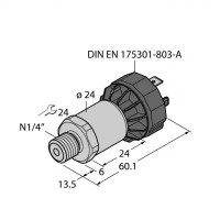 TURCK DrucktransmitterC выходом по току (2-х проводн.) - PT130PSIV-1003-I2-DA91