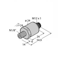 TURCK DrucktransmitterC выходом по току (2-х проводн.) - PT130PSIV-1014-I2-H1143