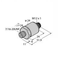 TURCK DrucktransmitterC выходом по току (2-х проводн.) - PT300PSIG-1005-I2-H1141/X