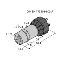 TURCK DrucktransmitterC выходом по току (2-х проводн.) - PT60R-1001-I2-DA91/X