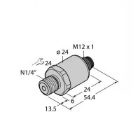 TURCK DrucktransmitterС выходом по напряжению (3-х проводн.) - PT200PSIG-1003-U1-H1141/X