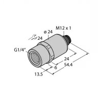 TURCK DrucktransmitterС выходом по напряжению (3-х проводн.) - PT60R-1001-U1-H1143/X