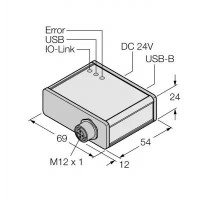 TURCK IO-Link мастер со встроенным USB портомОдноканальная работа в режиме IOL или SIO - USB-2-IOL-0001 6825481