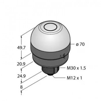 TURCK Pick-to-Lightдатчик положенияЕмкостной датчик - K70APT2GREQ