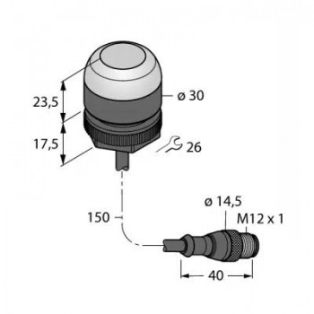 TURCK Pick-to-Lightдатчик положенияЕмкостной переключатель - K30RPTGXDQP 3085158