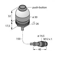 TURCK Pick-to-Lightдатчик положенияКнопка для выбора процессов - K30APPBGRCQP 3017598