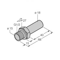 TURCK аксессуары для монтажаДатчик контроля потока - FTCI-G1/2A4-D18/L068 6870150