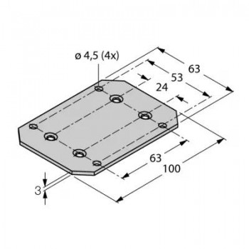 TURCK аксессуары для монтажаДатчик контроля потока - FTCI-MP01AL 6870040