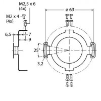 TURCK Аксессуары для монтажаДля энкодеров с полым валом - RME-2 1544613