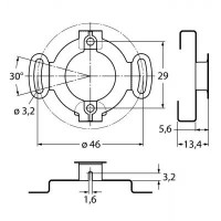 TURCK Аксессуары для монтажаДля энкодеров с полым валом - RME-3 1544614