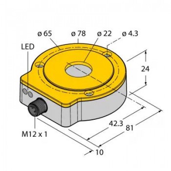 TURCK Бесконтактный кодер - Ri360P0-QR24M0-ELiU5X2-H1151 1590908