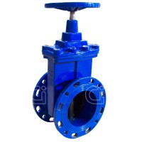 Задвижка чугунная 30ч39р DN250 PN16 с обрезиненным клином (Китай)