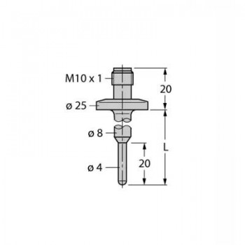 TURCK Детектирование температурыЗащитные гильзы - THW-3-TRI3/4-A4-L150 9910453