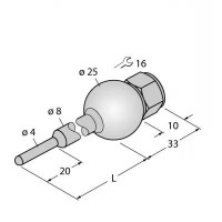 TURCK Детектирование температурыЗащитные гильзы - THW-3-UNI25-A4-L100 9910503