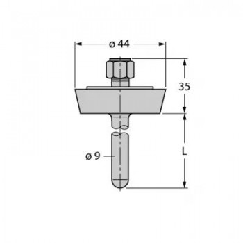 TURCK Детектирование температурыЗащитные гильзы - THW-6-DN25K-A4-L250 9910473