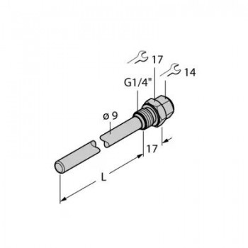 TURCK Детектирование температурыЗащитные гильзы - THW-6-G1/4-A4-L150 9910763