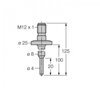 TURCK Детектирование температурыПроба - TP-504A-TRI3/4-H1141-L100 9910430