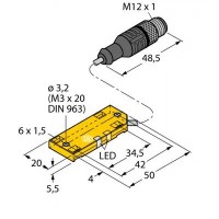 TURCK Емкостной датчик - BC5-QF5,5-AP6X2-2-RS4/S250/3G 2620135
