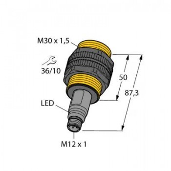 TURCK Емкостной датчик - BCT10-S30-UP6X2-H1151 2101700