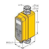 TURCK Измерение скорости потокавстраиваемый в линию с оценочной электроникой - FTCI-15D15A4P-2UP8X-H1141 6870043