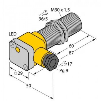 TURCK Индуктивный датчик - BI10-G30SK-AP6X 46480