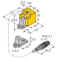 TURCK Индуктивный датчик - Bi10-QN26-AD4X-0,15-RS4.23/S90 4470224