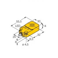 TURCK Индуктивный датчик - BI10U-Q14-AN6X2 1608710