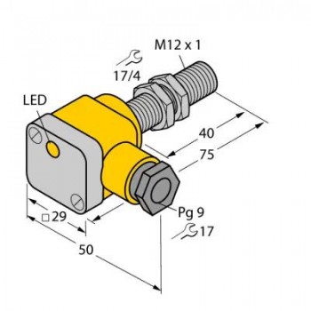 TURCK Индуктивный датчик - BI2-G12SK-AN6X 46361