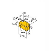 TURCK Индуктивный датчик - BI2-Q10S-VP6X 1609340