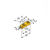 TURCK Индуктивный датчик - BI2-Q5,5-AP6X 1613000