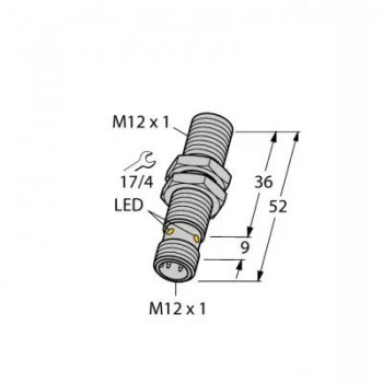 TURCK Индуктивный датчик - BI4U-M12-AP6X-H1141 1634804