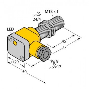 TURCK Индуктивный датчик - BI5U-EG18SK-AP6X 1635400