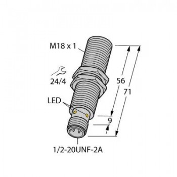 TURCK Индуктивный датчик - BI5U-G18-ADZ30X2-B3331 4281213