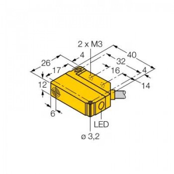 TURCK Индуктивный датчик - BI5U-Q12-AP6X2 1635522