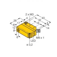 TURCK Индуктивный датчик - BI5U-Q12-AP6X2-V1131 1635524