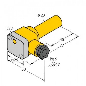 TURCK Индуктивный датчик - NI10-K20SK-AP6X 46646