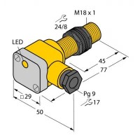 TURCK Индуктивный датчик - NI10-P18SK-AP6X 46567
