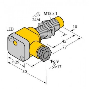 TURCK Индуктивный датчик - NI12U-EG18SK-AP6X 1645400