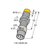TURCK Индуктивный датчик - NI12U-G18-ADZ30X2-B1331 4281412
