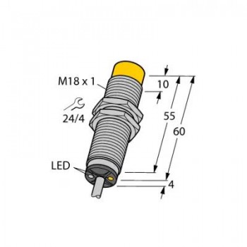 TURCK Индуктивный датчик - NI12U-M18-ADZ30X2 4282410