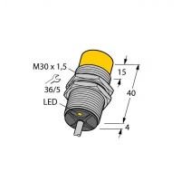 TURCK Индуктивный датчик - NI15-G30-Y2X 7M 4020601