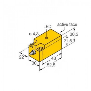 TURCK Индуктивный датчик - NI15-Q30-AP6X 4659325