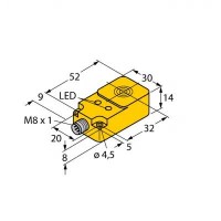 TURCK Индуктивный датчик - NI20-Q14-AP6X2-V1131 4690210