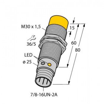 TURCK Индуктивный датчик - NI20U-G30-ADZ30X2-B1131 4281812