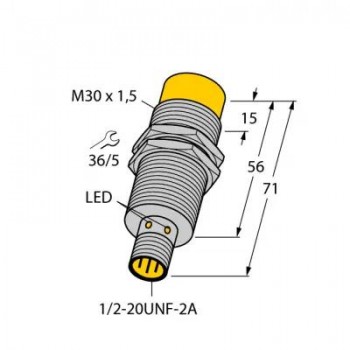 TURCK Индуктивный датчик - NI20U-G30-ADZ30X2-B3131 4281813