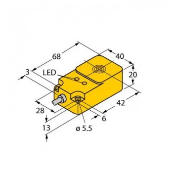 TURCK Индуктивный датчик - NI25-Q20-AP6X2 1602700