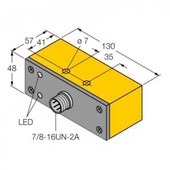 TURCK Индуктивный датчик - NI30-Q130-ADZ30X2-B1131 42100