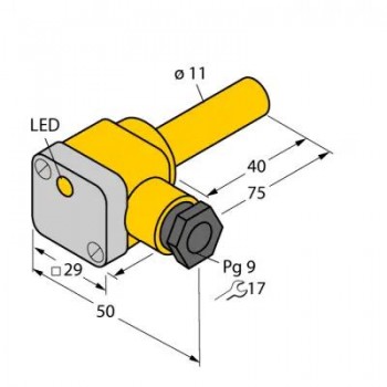TURCK Индуктивный датчик - NI5-K11SK-AP6X 46617