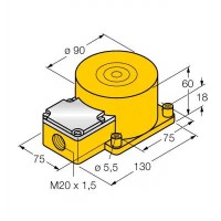 TURCK Индуктивный датчик - NI50-K90SR-Y1 10074